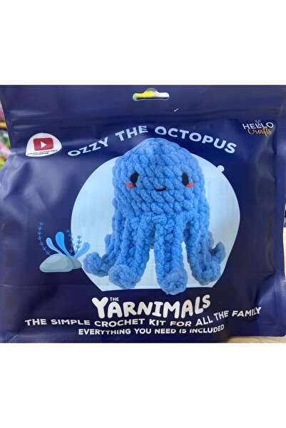 nazfrsz yeni başlayanlar için örgü seti ahtapot / ozzy the octopus