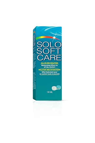 Solo Soft Care Solution Purpose Disinfection Solution for Soft Contact Lenses...