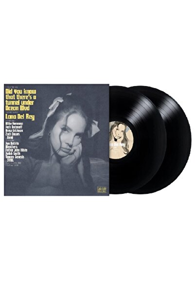 Empressco Lana Del Rey Siyah 2LP - Did You Know That There's A Tunnel Under O...