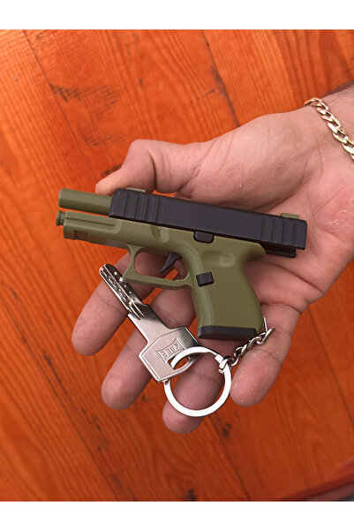 Nivu Stres Giderici Fidget Oyuncak Tabanca Anahtarlık – Mini G-lock Model