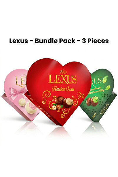 Lexus Pachet cadou de ciocolată în formă de inimă: Căpșuni, Alune de pădure ș...