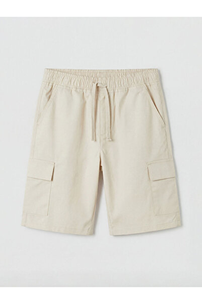 LC Waikiki Boys' Cargo Shorts with Elastic Waist