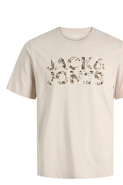 Jack & Jones Jack&jones men's beige t-shirt 12288536