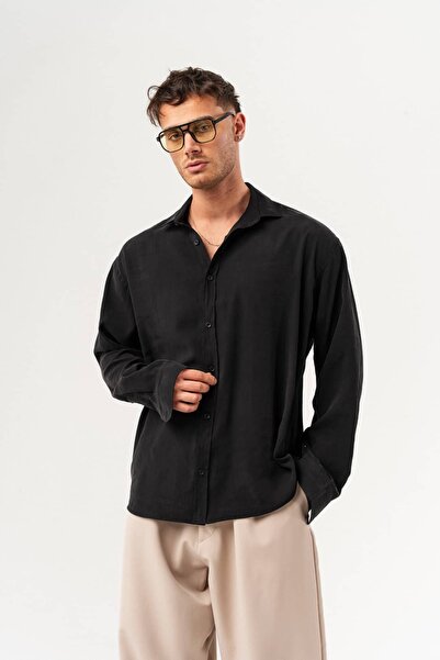 go gang own Μακρυμάνικο πουκάμισο από ύφασμα Drift Modal Oversize