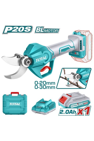 TOTAL LI-ION AKÜLÜ KÖMÜRSÜZ BUDAMA MAKASI TSSLI203083