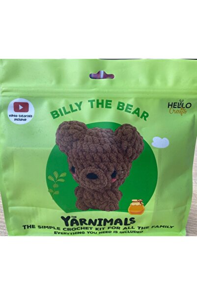 nazfrsz yeni başlayanlar için örgü seti ayı / bılly the bear