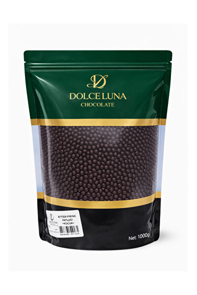 DOLCELUNA Bitter Pirinç Patlağı Waffle Pankek Pasta Süsü 1 kg