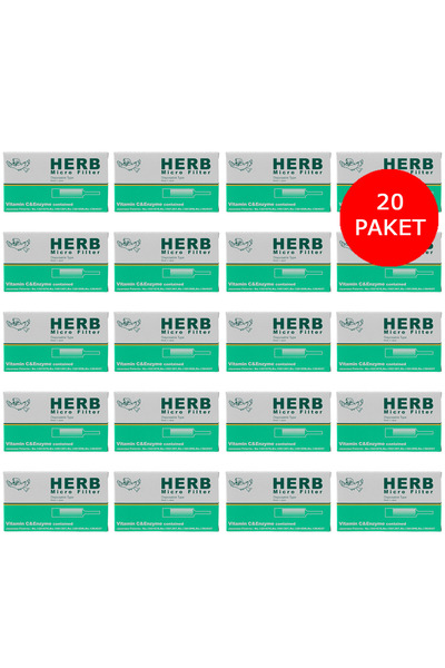 Herb Micro Filter Kullanat Sigara Ağızlığı 10 Lu 20 Paket