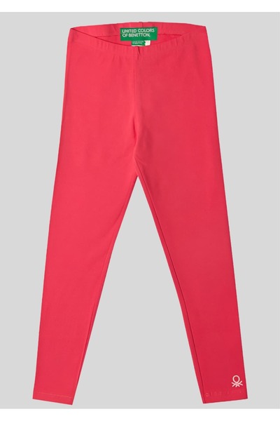Benetton Colanți roz închis pentru fete United Colors of