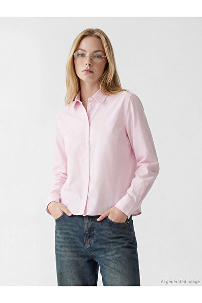 LC Waikiki Rmz Gi̇yi̇m Farkiyla Poplin Women's Shirt