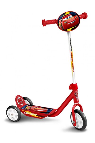 STAMP Disney Cars scooter, 3 wheels, adjustable handlebar, anti-slip platform