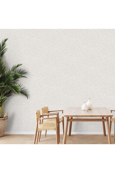 Adawall MUSE Koleksiyonu 25109-1 Krem Vizon Dokulu Modern Duvar Kağıdı 1.06x1...