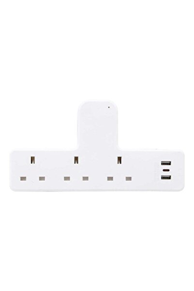 Generic MOVAL Wall Power Extension – 3 Outlets, 2 USB + Type-C Ports, Light I...