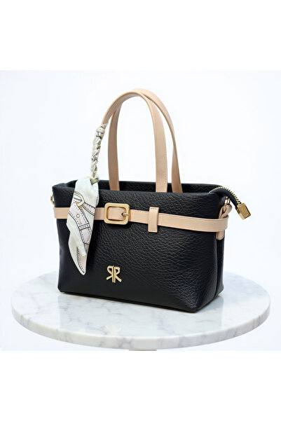 H&D COLLECTİON Polo Of Colors Geantă mică de damă cu detaliu curea și eșarfă