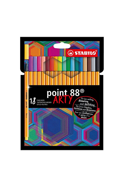 Stabilo Point 88 İnce Uçlu Keçeli Kalem Seti ARTY 18li