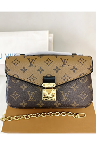 LVEON L.V Metis Mini Envelope Bag Monogram Canvas Shoulder Bag