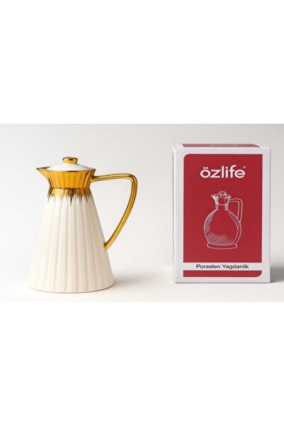 ÖZLİFE 9038 Porselen Yağdanlık 0,75 LT