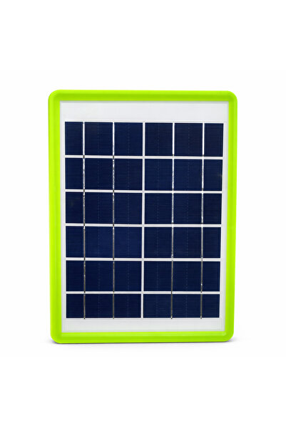 Biki لوح شمسي 6 فولت 5.5 واط مقاوم للماء 27×18.5 سم - ZO-718 اخضر