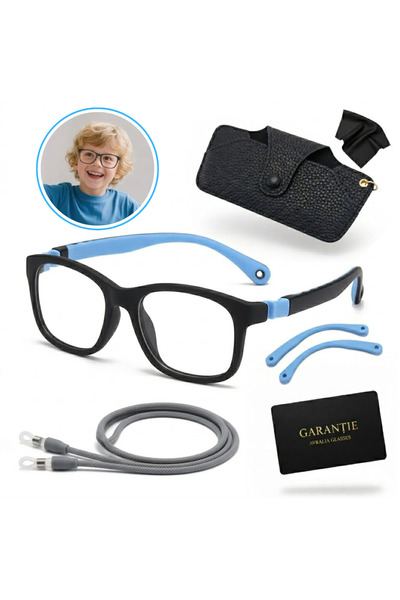 AVRALIA Children's Eyeglass Frames, Anti-Shatter Silicone, Flexible and Indes...