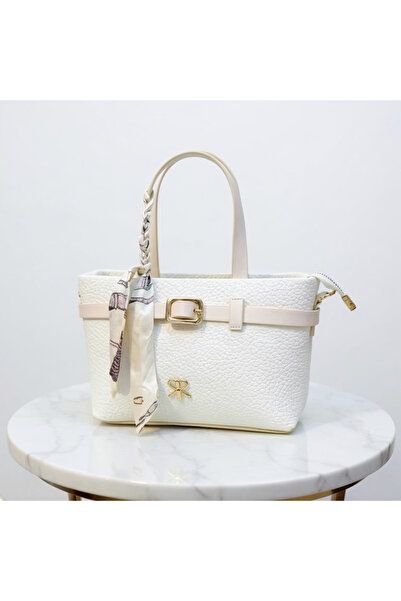 Çanta Trend Polo Of Colors Geantă mică de damă cu detaliu curea și eșarfă