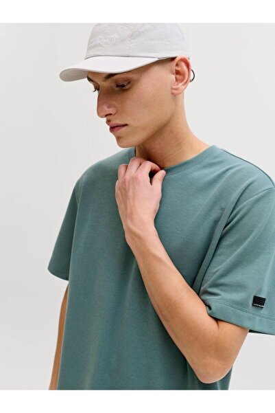 Jack & Jones JCOFUSION BADGE TEE SS CREW NECK LN 12289962