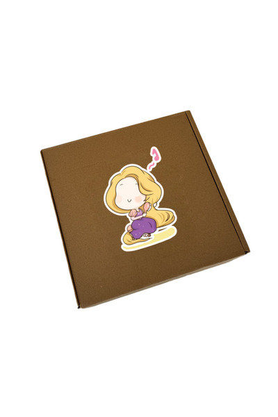 Printoot Rapunzel Princess Gift Box Set 6 Piece Notebook Tote Bag Large Tumbl...