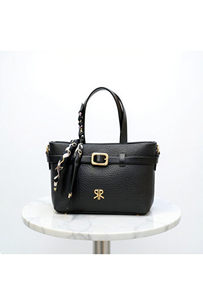 H&D COLLECTİON Polo Of Colors Geantă mică de damă cu detaliu curea și eșarfă