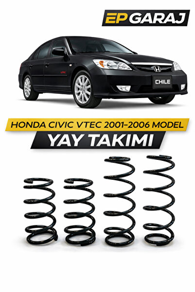 EP GARAJ OTOMOTİV HONDA CIVIC VTEC 2001-2006 UYUMLU ÖN ARKA YAY TAKIMI 4 PARÇ...