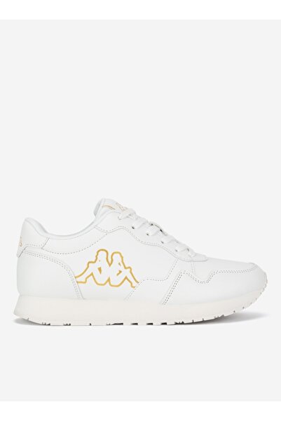 Kappa white and gold sports shoes