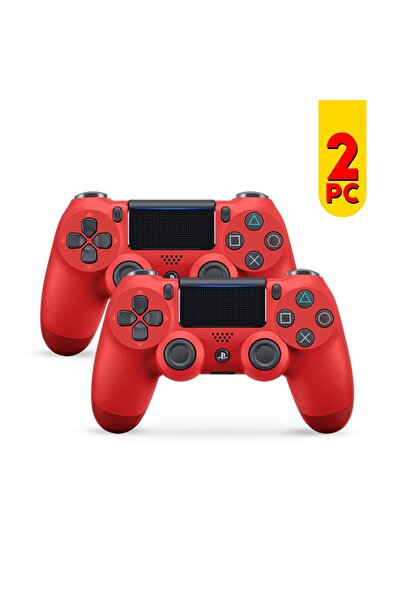 Zen Store 2 قطعة من أجهزة التحكم اللاسلكية ذات المحركين المزدوجين باللون الأح...