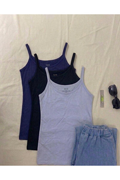 skycott Women's 3-Piece Viscose Strap Basic Bodysuit Set – Soft Textured Flex...