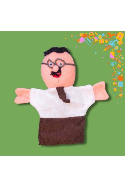 genernic Jobs & Careers Hand Puppets – Colorful Fabric Set of 6 for Pretend Play & Learning