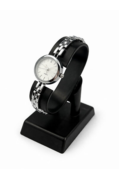 Toz Vintage Cunaro Metal-White Case Metal Bracelet Cord Elegant Women's Vinta...