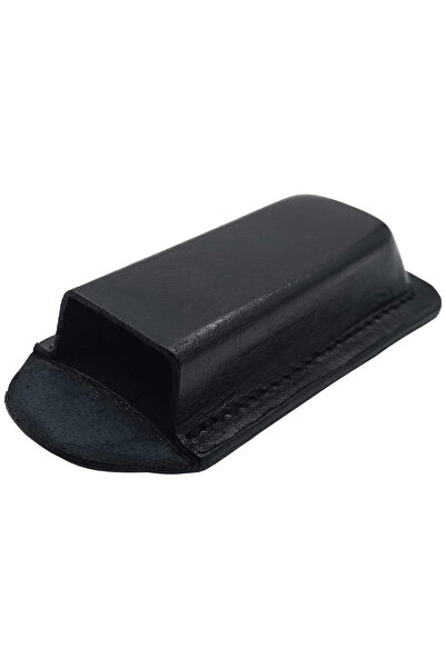 Aresoutdoors Universal 9MM Tekli Metal Maşalı Gerçek Deri Siyah Sportif Şarjö...