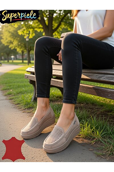 ANGEL BLUE διάτρητα καθημερινά μοκασίνια με ελαφριά σόλα