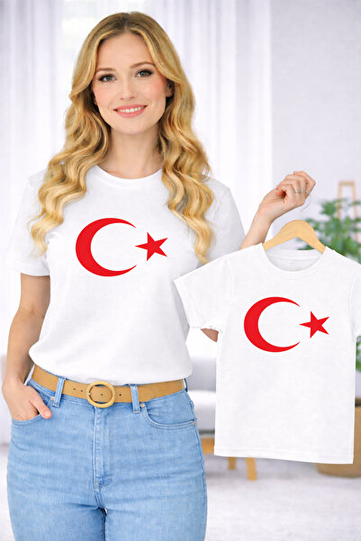 VODEXA Majka Unisex Dječja Kombinacija Oversize T-Shirt Majica za Dvoje MATER...