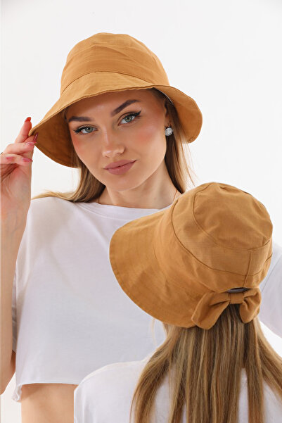 Ritagarcia Women's Bowknot Detailed Bucket Hat - Bucket Hat with Adjustable V...