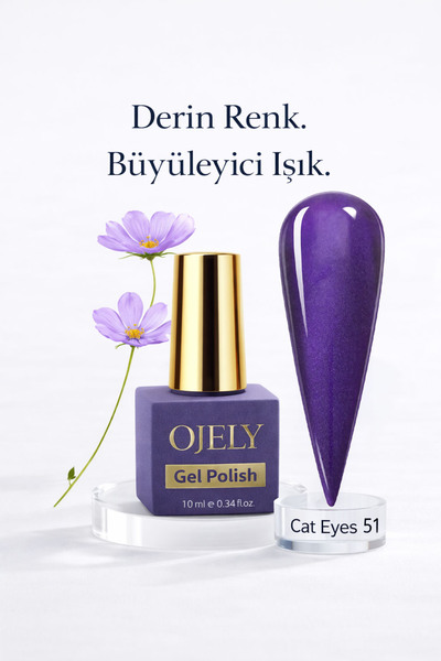 OJELY Cat Eyes Kalıcı Jel Oje