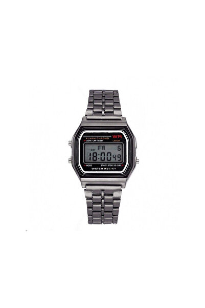 Toz Vintage Calista Gray Metal Cord Digital Classic Unisex Vintage Retro Watch