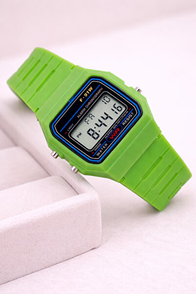 Toz Vintage Cavrel Green Digital Sports Retro Unisex Vintage Retro Watch