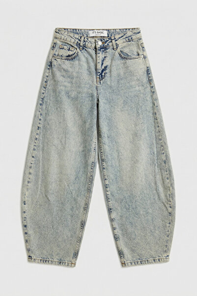 it's basic Γυναικείο T.Kot 4s6-67 Mega Balloon Fit 100% Βαμβακερό Τζιν