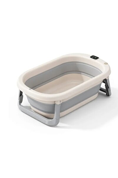 OEM Foldable Bathtub for Babies with Temperature Display and Non-Slip Design