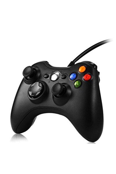CRK TECH Xbox 360 Kablolu Oyun Kolu (pc Ve Xbox 360 Uyumlu) - Siyah