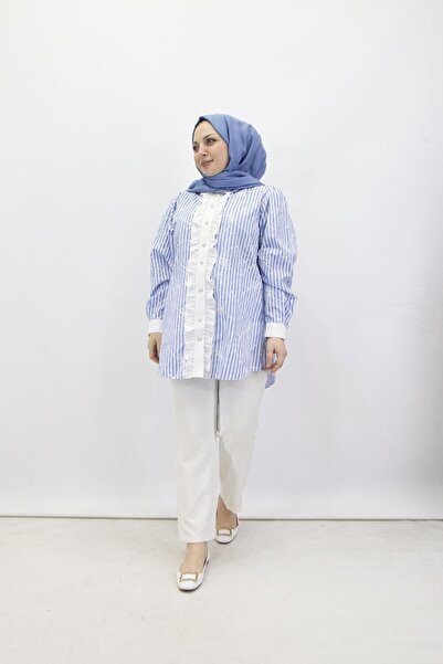 feray kaya 1355 Orhan Poplin Fabric Shirt