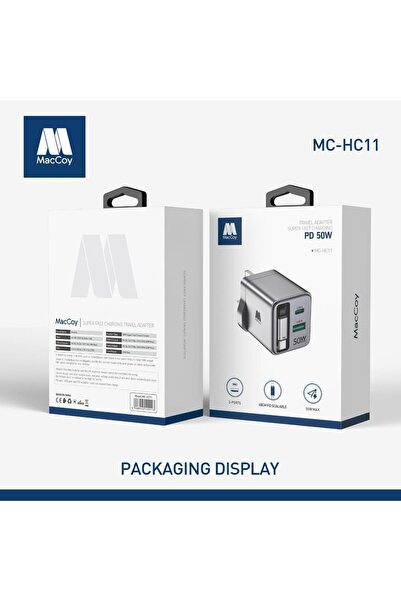 MacCoy شاحن فائق السرعة 50 واط