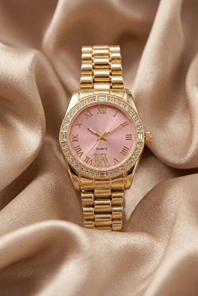 İnogge Women's Steel Watch Gold Color Classic Vintage |   Luxury Roman Numera...