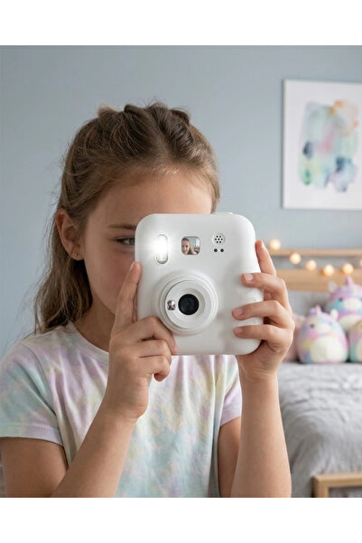 VLK Anında Baskılı Çocuk Kamerası 4 Rulo Kağıt 5 Kalem Hediyeli Eğlenceli Set VLK