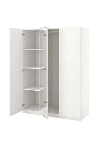 IKEA Beyaz Ferah Kapaklı Gardırop