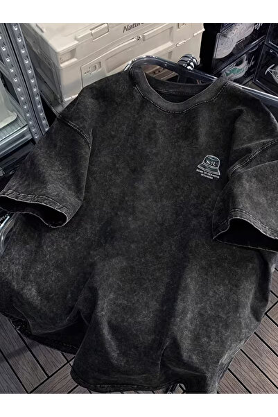 valeriae Ανοιχτό γκρι πλυμένο casual μπλουζάκι - Άνετη εφαρμογή από την Urban...