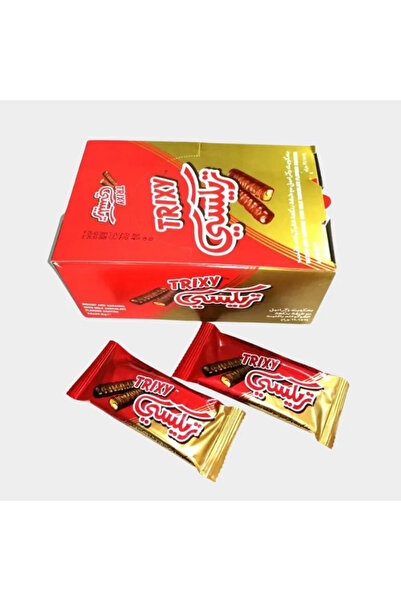 Trixie بسكويت بالكراميل مغطى بشوكولاتة الحليب 24*20 جرام